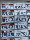 Utah And California License Plate Lot  Craft Condition   40 Total Plates