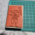 Wood Rubber Stamp Boy Pirate 2006 Stampin    Up