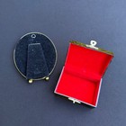 Vtg Set 2pc Mtb Enterprises Brass Oval Rose Frame   Cherub Lacquer Trinket Box