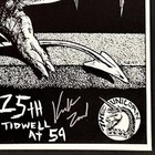 Slayer Poster Testament Kozik Silver Version Signed By Artist Original Rare 