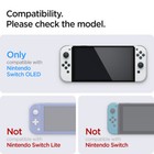 Nintendo Switch Oled Glass Screen Protector   Spigen  Ez Fit Glastr Slim
