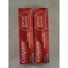 Lot Of 2 Colgate Optic White Stain Fighter Toothpaste Clean Mint 4 2oz  Exp 9 27