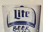 Miller Lite Beer Metal Sign - Luke Combs Country Music - High Life Mgd
