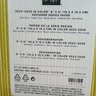 Stampin Up In Color 2023-2025  40  Sheets 6x6 Designer Series Paper Retired Dsp 