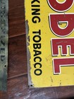 Vintage Model Smoking Tobacco Tin Sign Original Pipe Or Cigarette Painted Metal