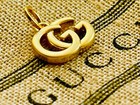 One  Gucci 1 Pieces  Pendant  Metal Zipper Pull      Small Gg 0 5 Inch