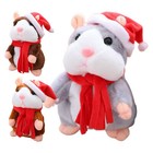 Talking Speaking Hamster Plush Toy Voice Repeating Sound Record Kids Toys Gift