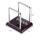 Steel Balance Swinging Magnetic Ball Cradle Physics Science Pendulum Desk Fun