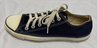 Vintage Converse Sz 7 All Star Low Tops Blue Made In Usa Chuck Taylor