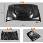 Heat Dispersion Air Vented Steel Hood For Jeep Wrangler Jk Jku 07-18 Accessories