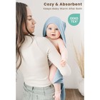 2-pack Muslin Hooded Baby Towels  100 Cotton  Ultra-soft  Absorbent Baby Bath   