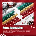 Azurebeauty 30pcs Dip Powder Nail Kit Starter  8 Colors Red Green Brown White 