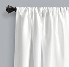 108 x54  Venetian Window Curtain Panels White - Lush D  cor T77