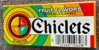 Vintage 1980   s Chiclets Fruit Flavors Gum  Unopened  New Old Stock