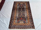 3 10x6 9 Afghan Baluchi Rug     Hand-knotted Wool Floral Vintage Persian Style Rug