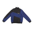 Nasir Mazhar A w 2016 Men s Two Tone Multi Zip Sweater Blue Size L