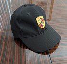 Genuine Porsche Hat Drivers Selection Black Racing Crest Adjustable Hat