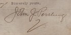 John J   black Jack  Pershing - Typed Letter Signed 01 12 1934