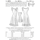 Past Patterns 4574 - Mid 1910s Princess Combination Suit Sewing Pattern Bust 36