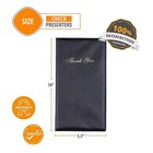 Guest Check Card Holder Presenter - 10 Pack Restaurant Server Bill Book - Black
