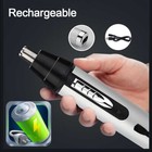 Electric Nose Hair Trimmer Usb Rechargeable Men Shaver Ear Eyebrow Beard Clipper
