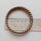 Ancient Rare Antique Silver Viking Twisted Bracelets  2 P  Amazing Very Stunning