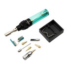 10pc Welding Torch Pen Tool Kit Accessory New Butane Gas Soldering Iron cordless