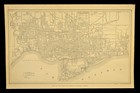 Antique Map Of Toronto City Map Of Toronto Canada Street Map Original Atlas