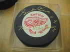 Gordie Howe Mr  Hockey Autograph Signed Puck Detroit Red Wings Coa