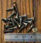 American Wood Screws   9 X 3 4    Flat Head Slotted Solid Brass 20 Pk Free Ship
