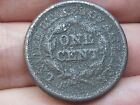 1846 Braided Hair Large Cent Penny- Small Date  Vg Details  Metal Detector Find 