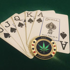 Poker Card-guard Coin Collectibles Table Games Poker Card-guard Protector Golden