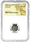 Ancient Greek Caria Rhodes  Silver Ar Drachm  C  205-190 Bc  Ngc- Ch Vf
