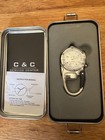 National Geographic Carabiner Clip Watch W  Micro-light-nos Unused-original Tim