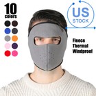 Winter Warm Fleece Motorcycle Face Mask Balaclava Breathable Windproof Ski Mask