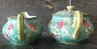 Pristine Antique Nippon Royal Moriye Hand Painted Creamer Sugar 2pc Set   Euc