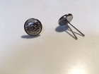 Police Buttons  Silver  9 16   Cottered Back  New  4 lot