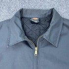 Dickies Jacket Mens 2xl Charcoal Insulated Eisenhower Tj15 Work Zip Quilted