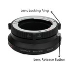 Xpimage Locking Adapter For Leica R Mount Lens To Hasselblad X1d Xcd X2d Camera-