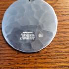 Vtg Wendell August Ornament Round Santa Tree Dog Rabbit Squirrel Raccoon Scene