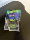 Vintage 90s Nib Rare Goosebumps Holographic Curley Skelton Watch W band Graphics