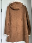 New Womens Fleece Long Shepra Hoodie Jacket Color Urban Camel Size 1x