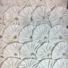 30 White 2 In  Fabric Yo Yos Quilt Top Block Applique Trim Candle Table Mat