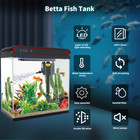 5 Gallon Fish Tank  Betta Fish Tank Small Aquarium Starter Kits Self Cleaning Wi