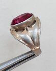 Ring     37 Vintage Soviet Ruby Ring  Silver 875     Ussr Ring 6 Size 16 50  4 06 Gr