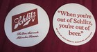 1972 Unused Vintage Beer Coaster When You re Out Of Schlitz 3 1 2  Rd Milwaukee