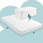 Crib Mattress Baby Toddler Waterproof Bed Infant Comfort Sleep Memory Foam38x26 