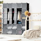30 Cube Storage Organizer Clothes Shelves Multifunctional Closet Cabinet Home