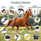 Horse Grooming Kit 13 Piece  Horse Brushes For Grooming Supplies Set With Organi