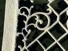 Vintage Antique Ornate Floor Grate Heat Vent Register Floor Wall Victorian Cast
